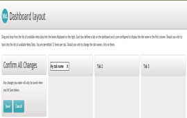 Step 7 - Dashboard layout: Change tab name